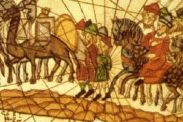 Medieval China Silk Road Painting
