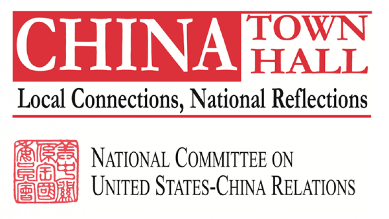 Logos for CHINA Town Hall - NCUSCR