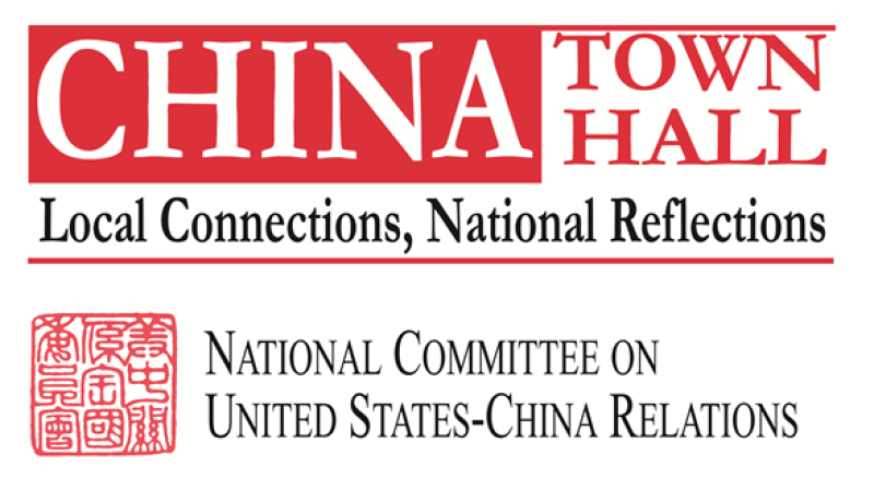 Logos for CHINA Town Hall - NCUSCR