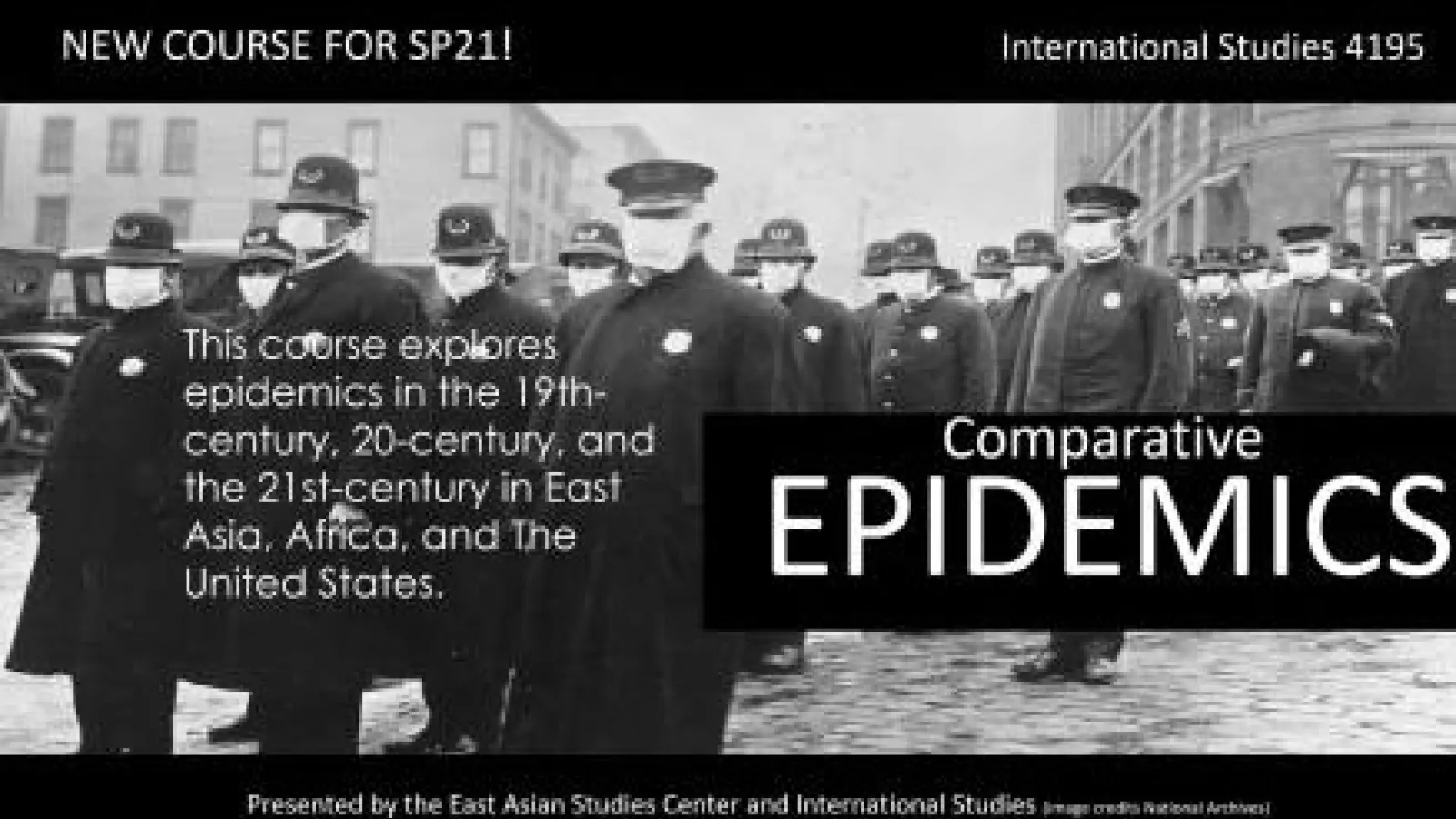 Comparative Epidemics course image