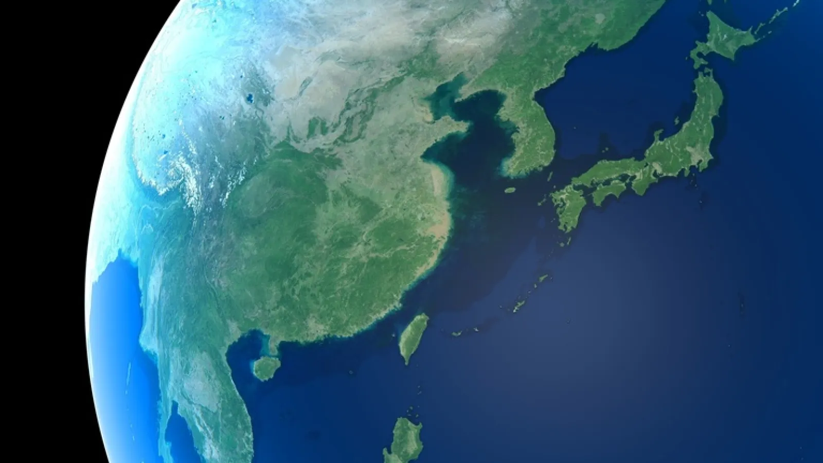 east asia from space 