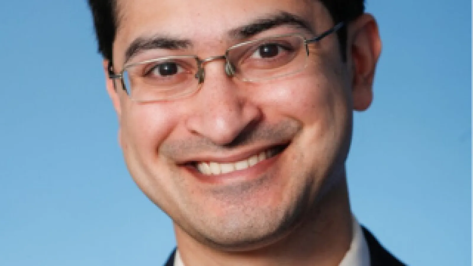Middle-aged man with glasses