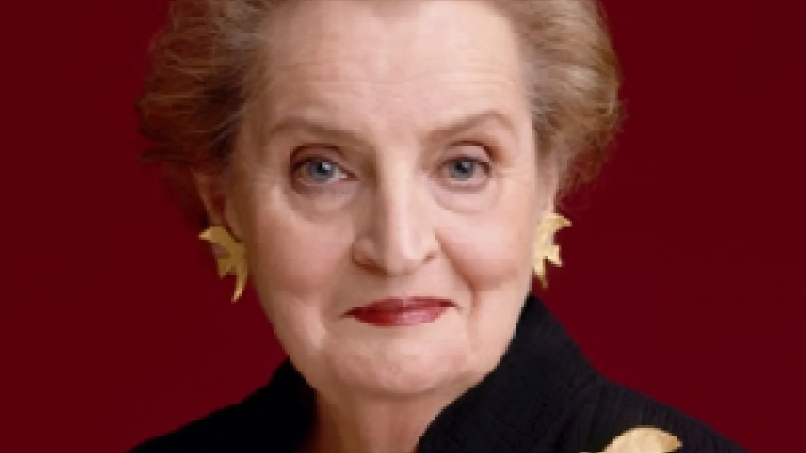 picture of madeline albright, an older woman with light brown hair