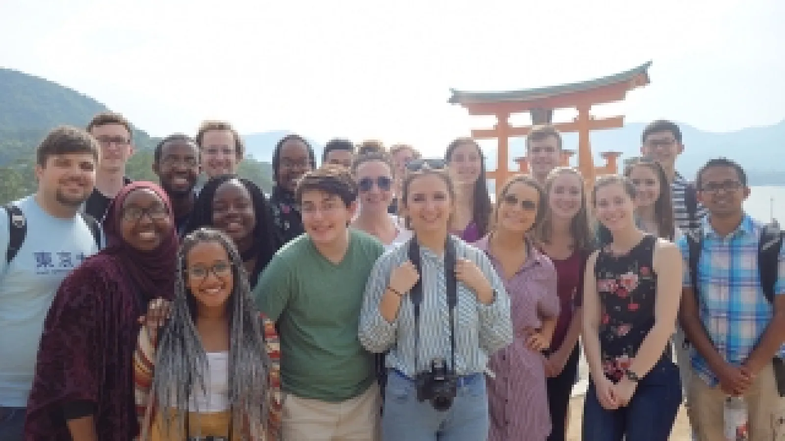 Students in Japan during May 2018 study abroad course