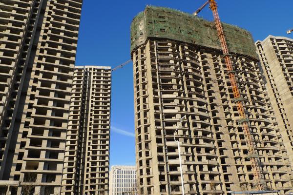 Apartment Buildings in Chinese Ghost City Apartment Buildings in Chinese Ghost City