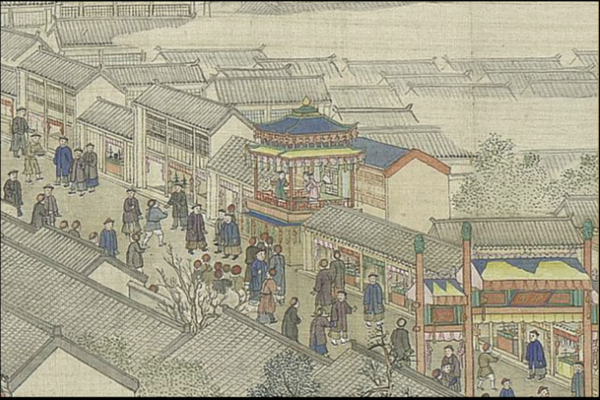 Scroll: Entering Suzhou along the Grand Canal The Qianlong Emperor's Southern Inspection Tour, Scroll Six: Entering Suzhou along the Grand Canal