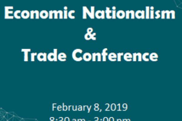 Economic Nationalism & Trade Conference graphic