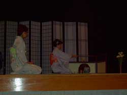 Tea Ceremony, women on stage (2).